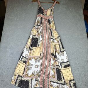 MATILDA JANE Adventure Begins Perfectly Paisley Maxi Dress SIZE M Medium